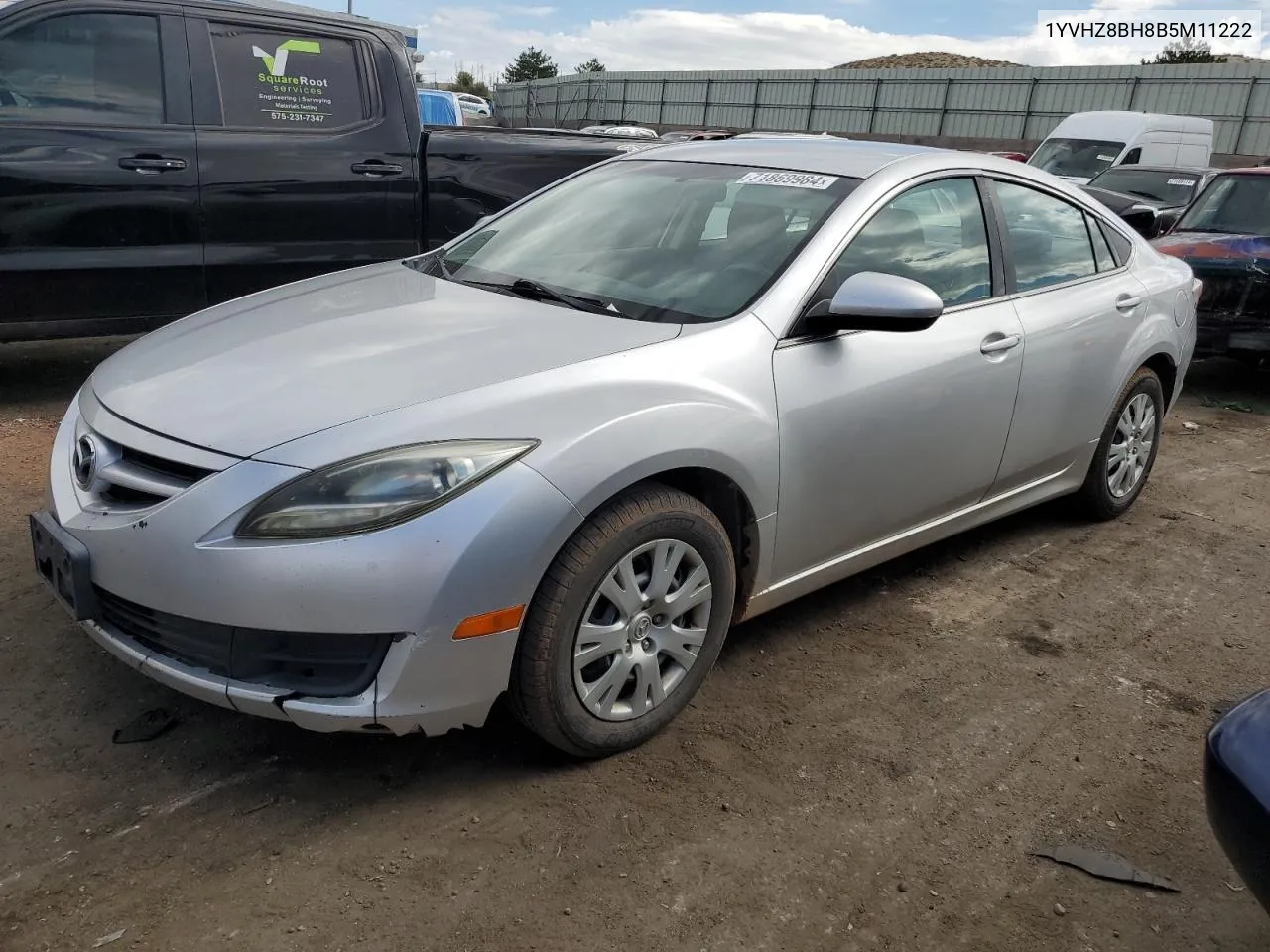 1YVHZ8BH8B5M11222 2011 Mazda 6 I