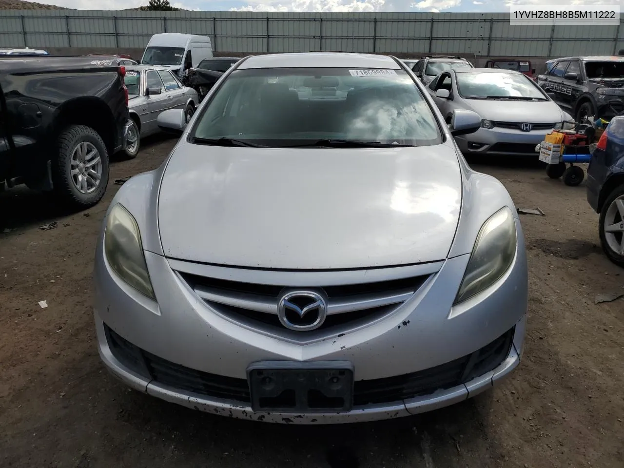 1YVHZ8BH8B5M11222 2011 Mazda 6 I