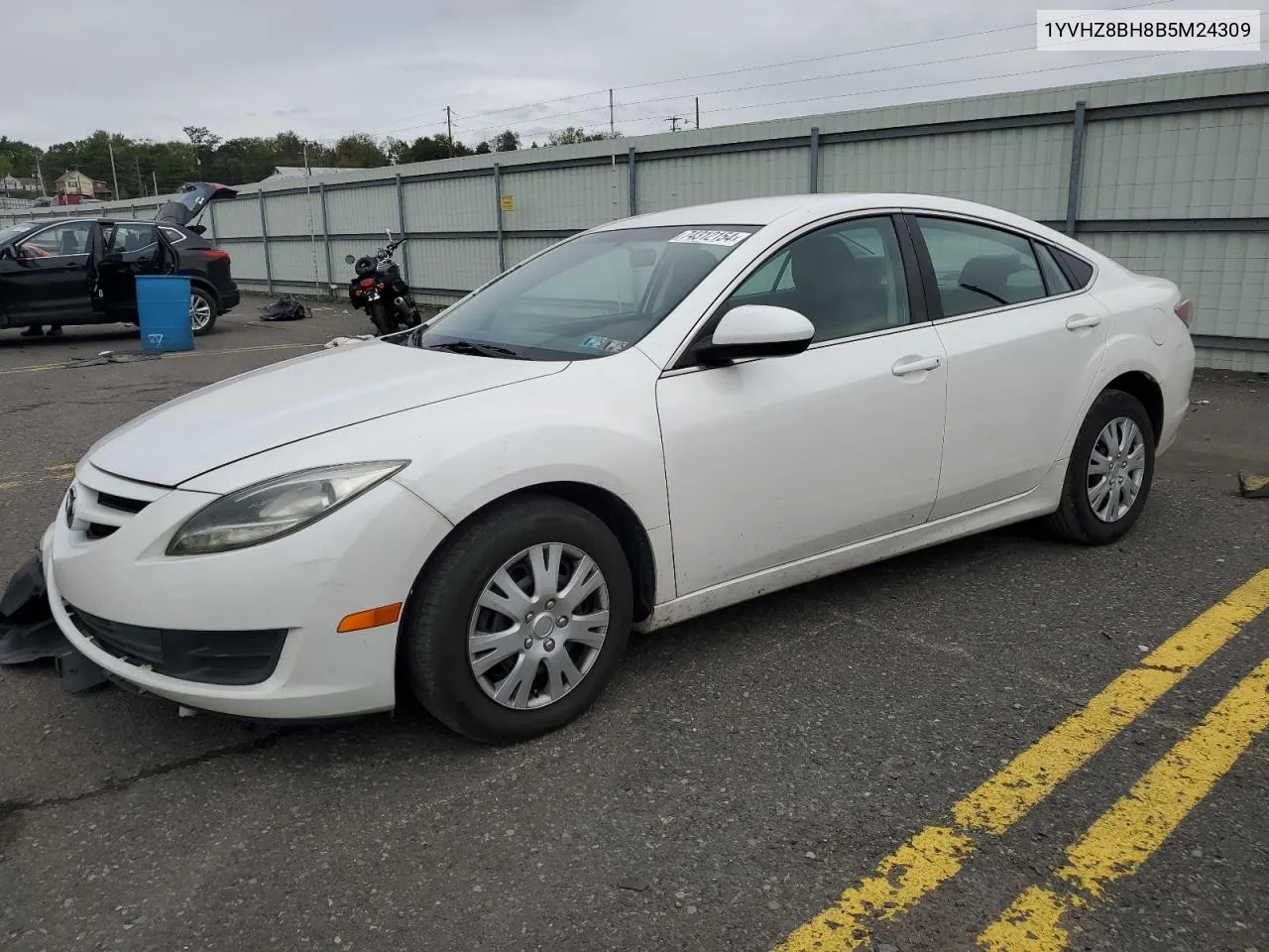 2011 Mazda 6 I VIN: 1YVHZ8BH8B5M24309 Lot: 74312154