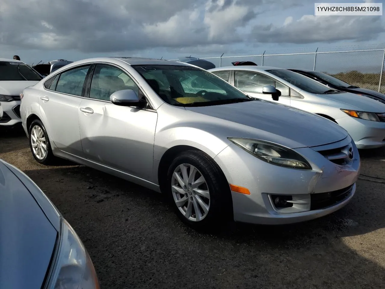 2011 Mazda 6 I VIN: 1YVHZ8CH8B5M21098 Lot: 75543854