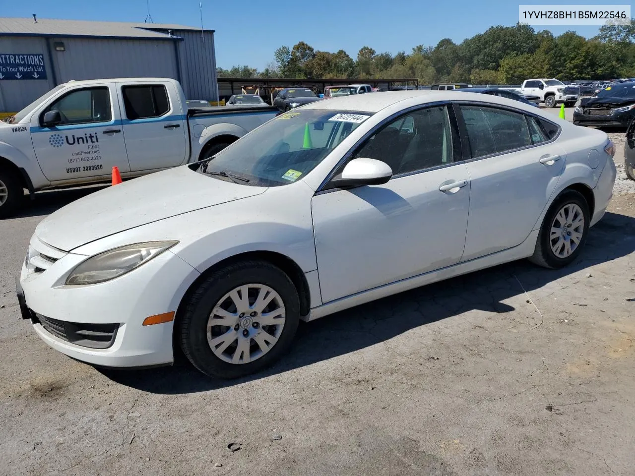 2011 Mazda 6 I VIN: 1YVHZ8BH1B5M22546 Lot: 76722144