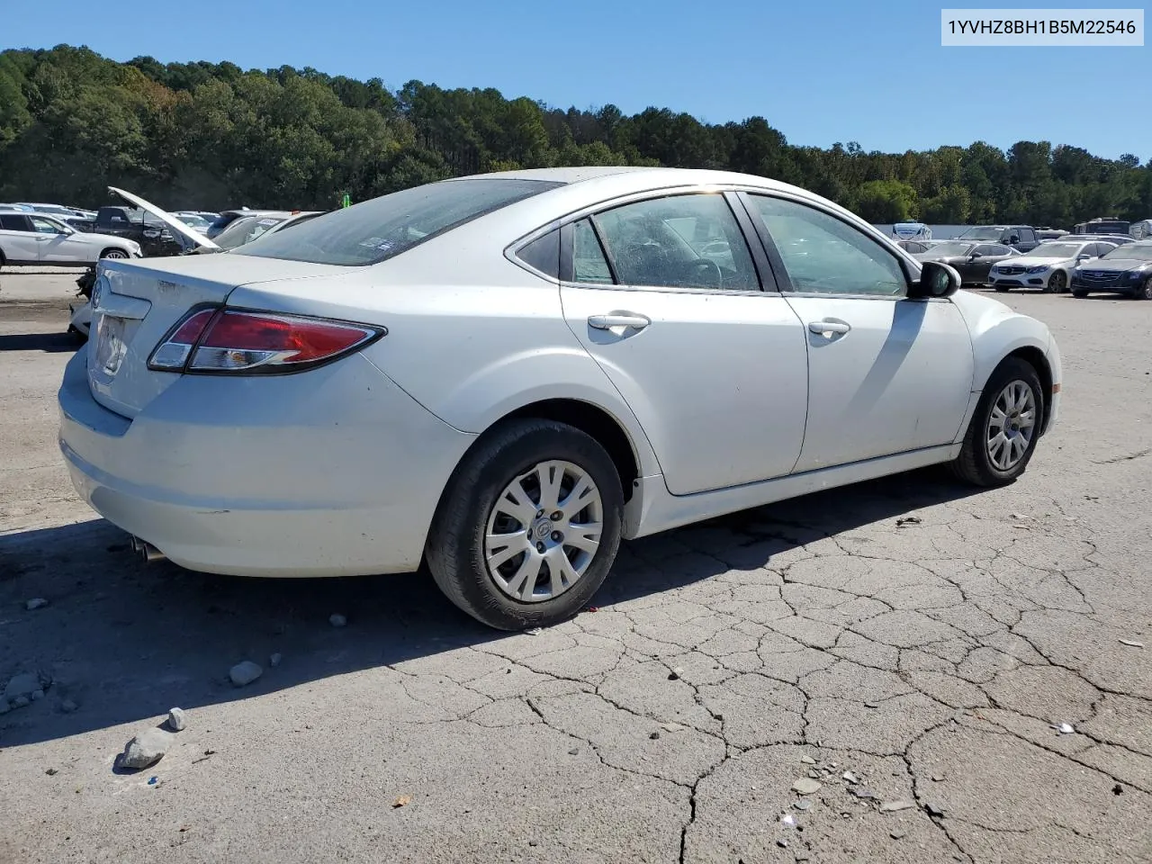 2011 Mazda 6 I VIN: 1YVHZ8BH1B5M22546 Lot: 76722144