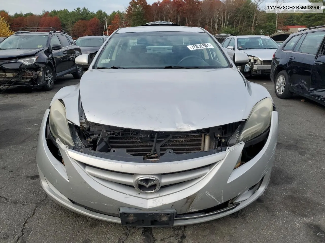 2011 Mazda 6 I VIN: 1YVHZ8CHXB5M03900 Lot: 78032684