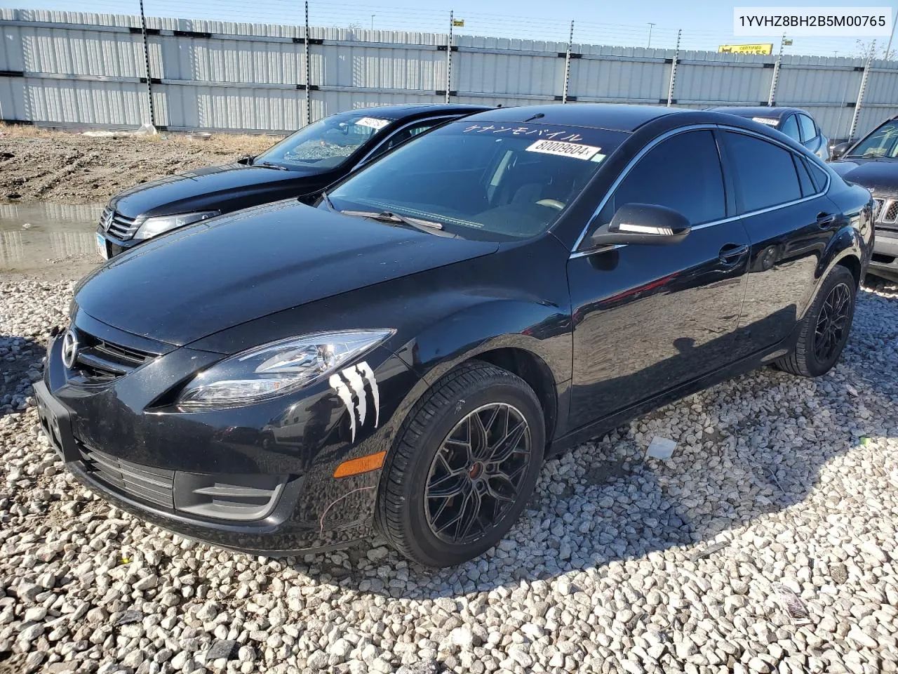 2011 Mazda 6 I VIN: 1YVHZ8BH2B5M00765 Lot: 80009604