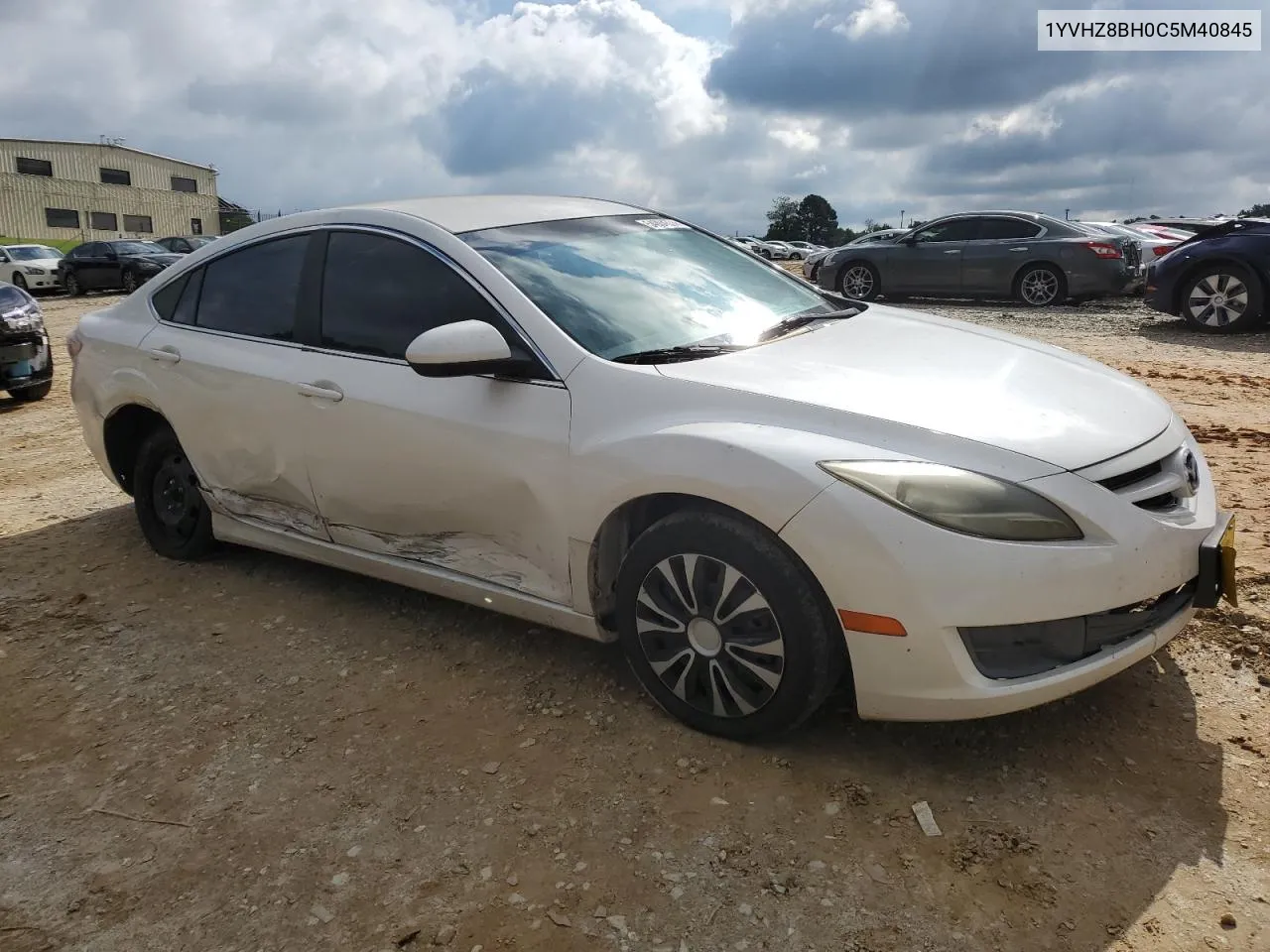 1YVHZ8BH0C5M40845 2012 Mazda 6 I