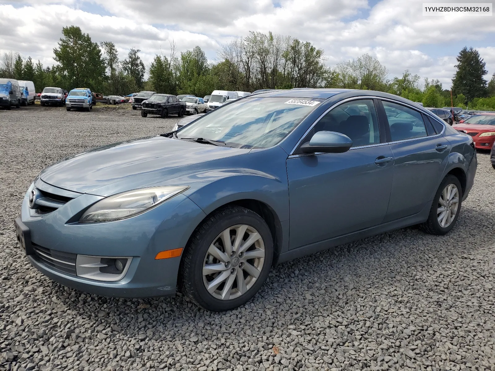 2012 Mazda 6 I VIN: 1YVHZ8DH3C5M32168 Lot: 55284534