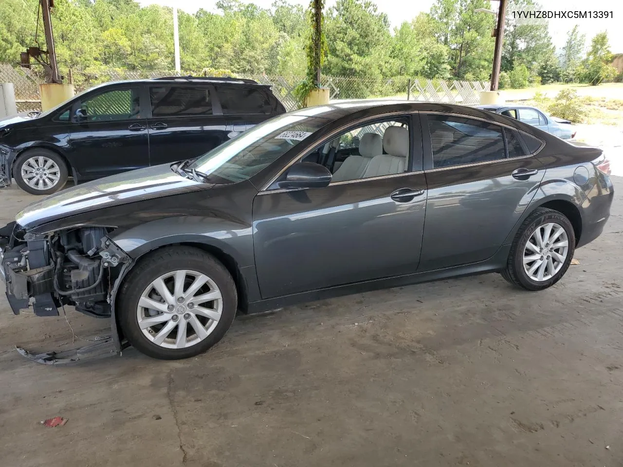 2012 Mazda 6 I VIN: 1YVHZ8DHXC5M13391 Lot: 68224664