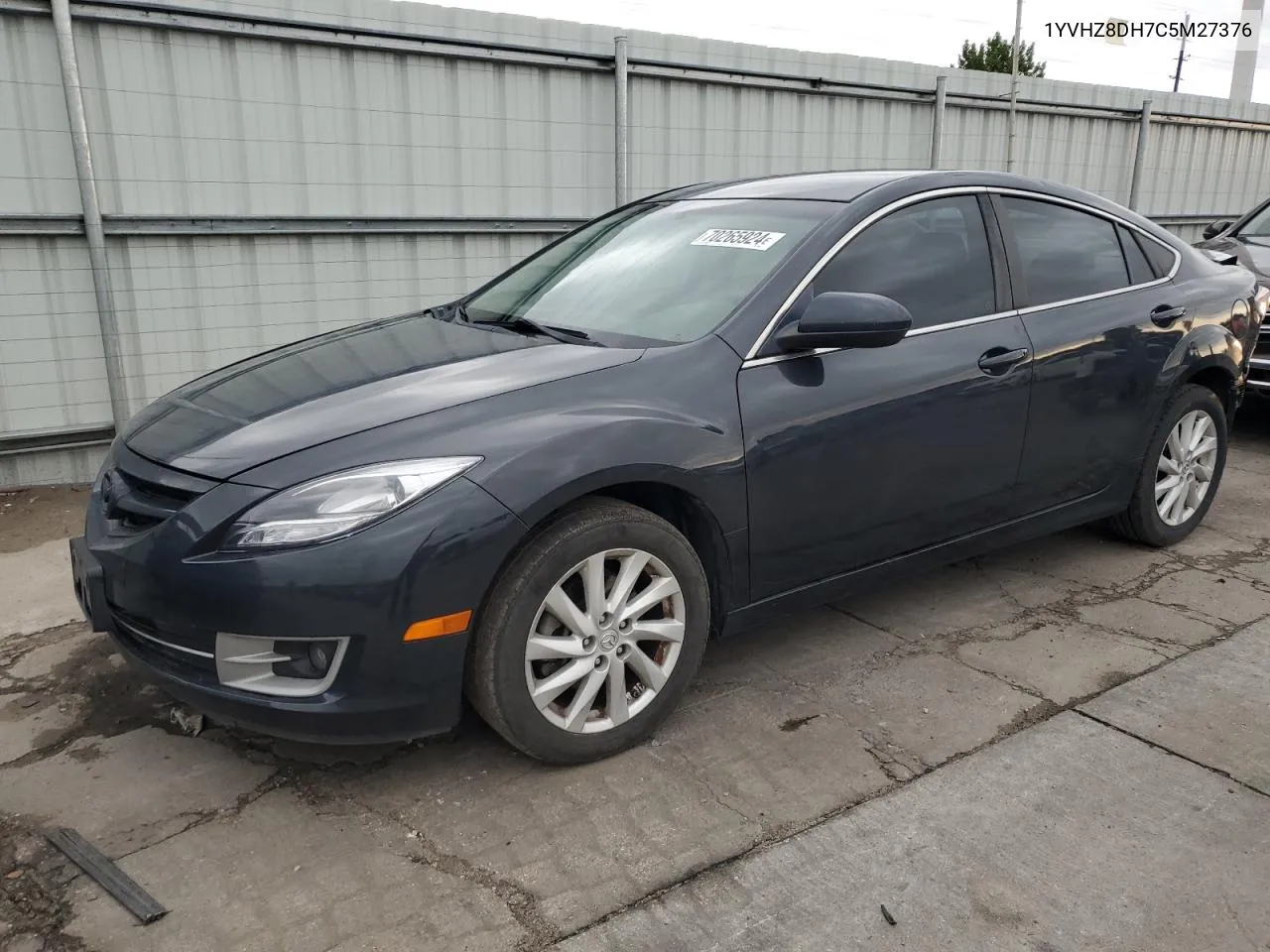 2012 Mazda 6 I VIN: 1YVHZ8DH7C5M27376 Lot: 70265924