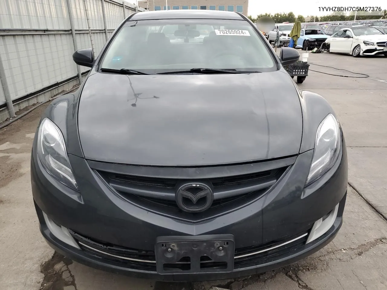 2012 Mazda 6 I VIN: 1YVHZ8DH7C5M27376 Lot: 70265924