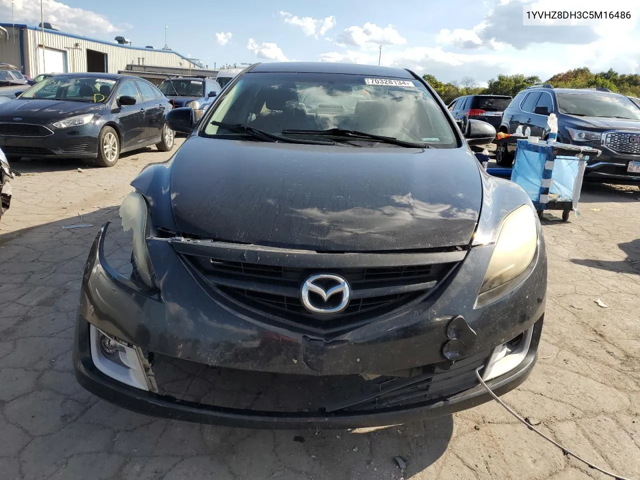 2012 Mazda 6 I VIN: 1YVHZ8DH3C5M16486 Lot: 70328134