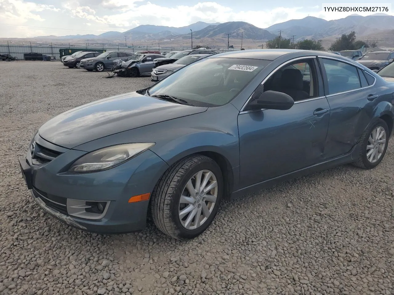 1YVHZ8DHXC5M27176 2012 Mazda 6 I