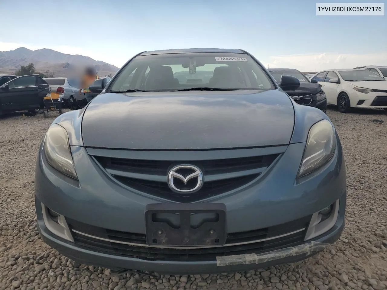 2012 Mazda 6 I VIN: 1YVHZ8DHXC5M27176 Lot: 70432584