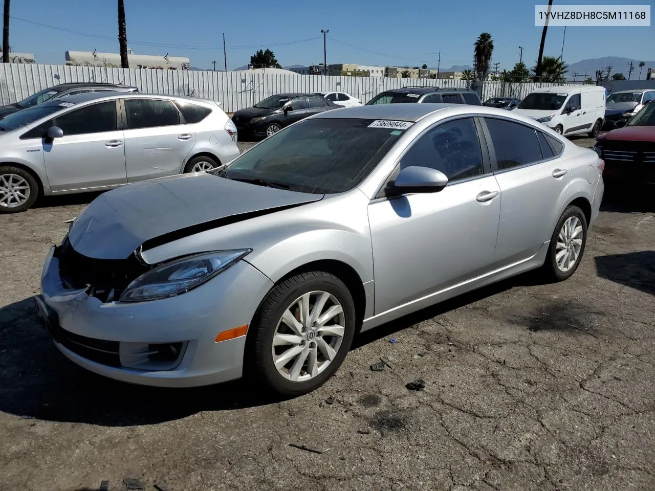 2012 Mazda 6 I VIN: 1YVHZ8DH8C5M11168 Lot: 73609844