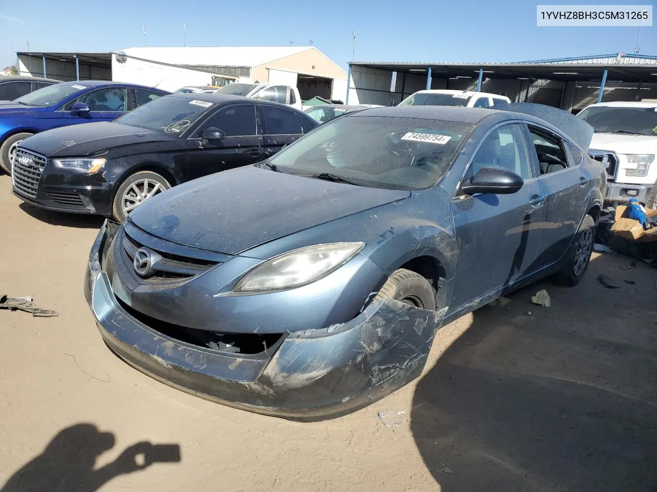 1YVHZ8BH3C5M31265 2012 Mazda 6 I