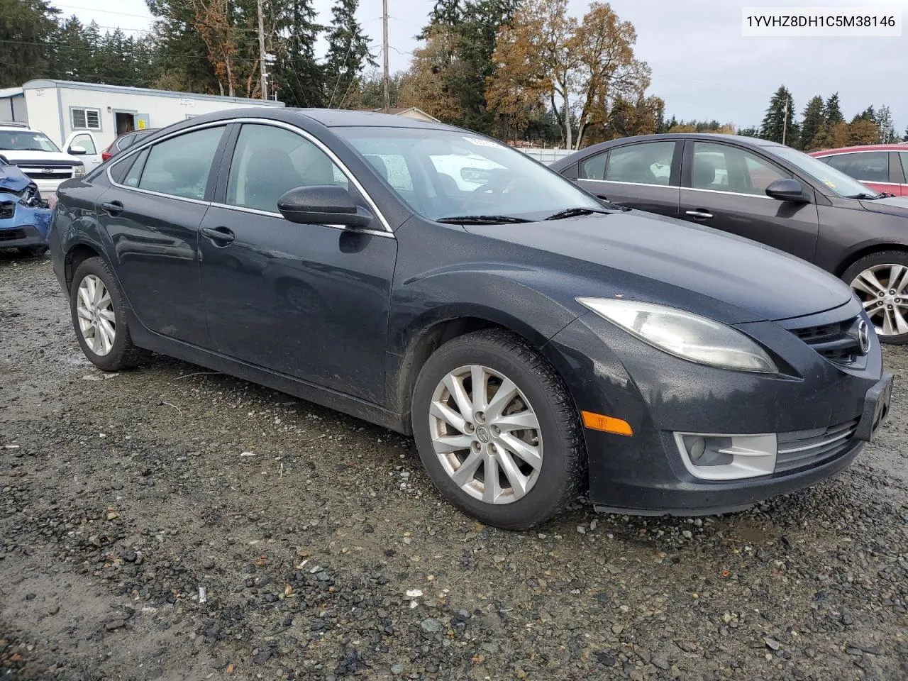 2012 Mazda 6 I VIN: 1YVHZ8DH1C5M38146 Lot: 80379194