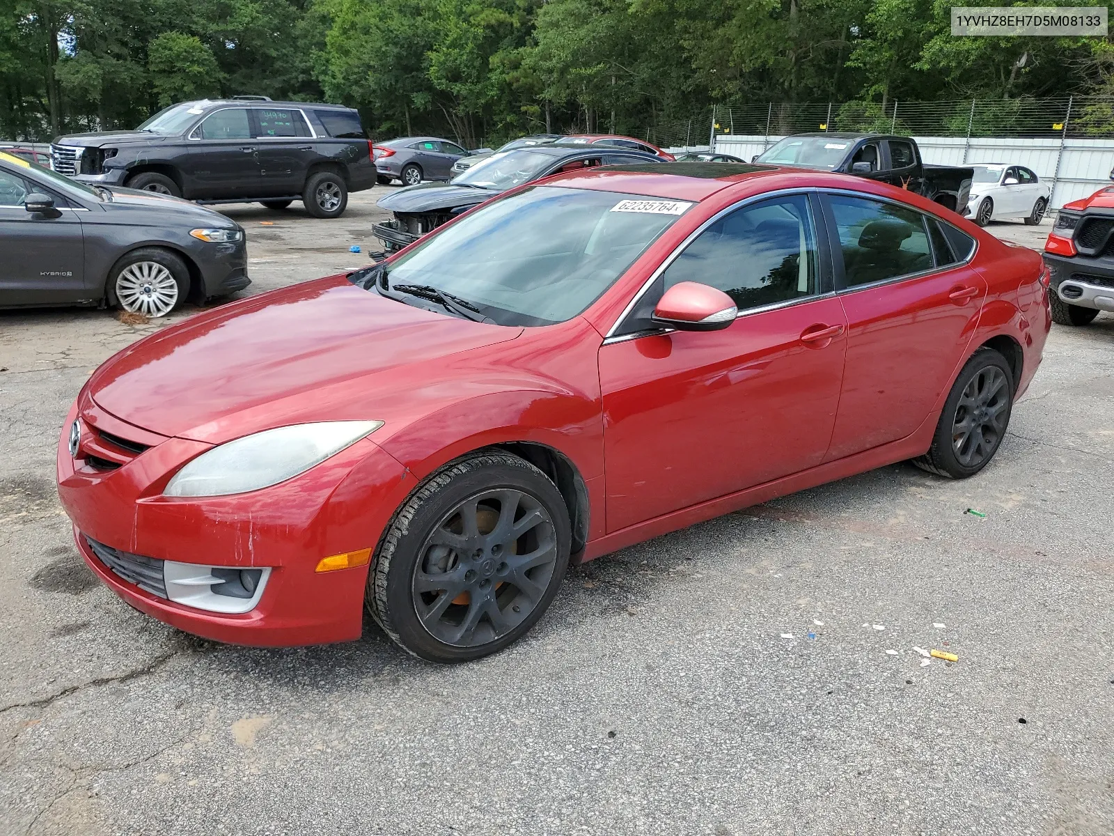 2013 Mazda 6 Touring Plus VIN: 1YVHZ8EH7D5M08133 Lot: 62235764