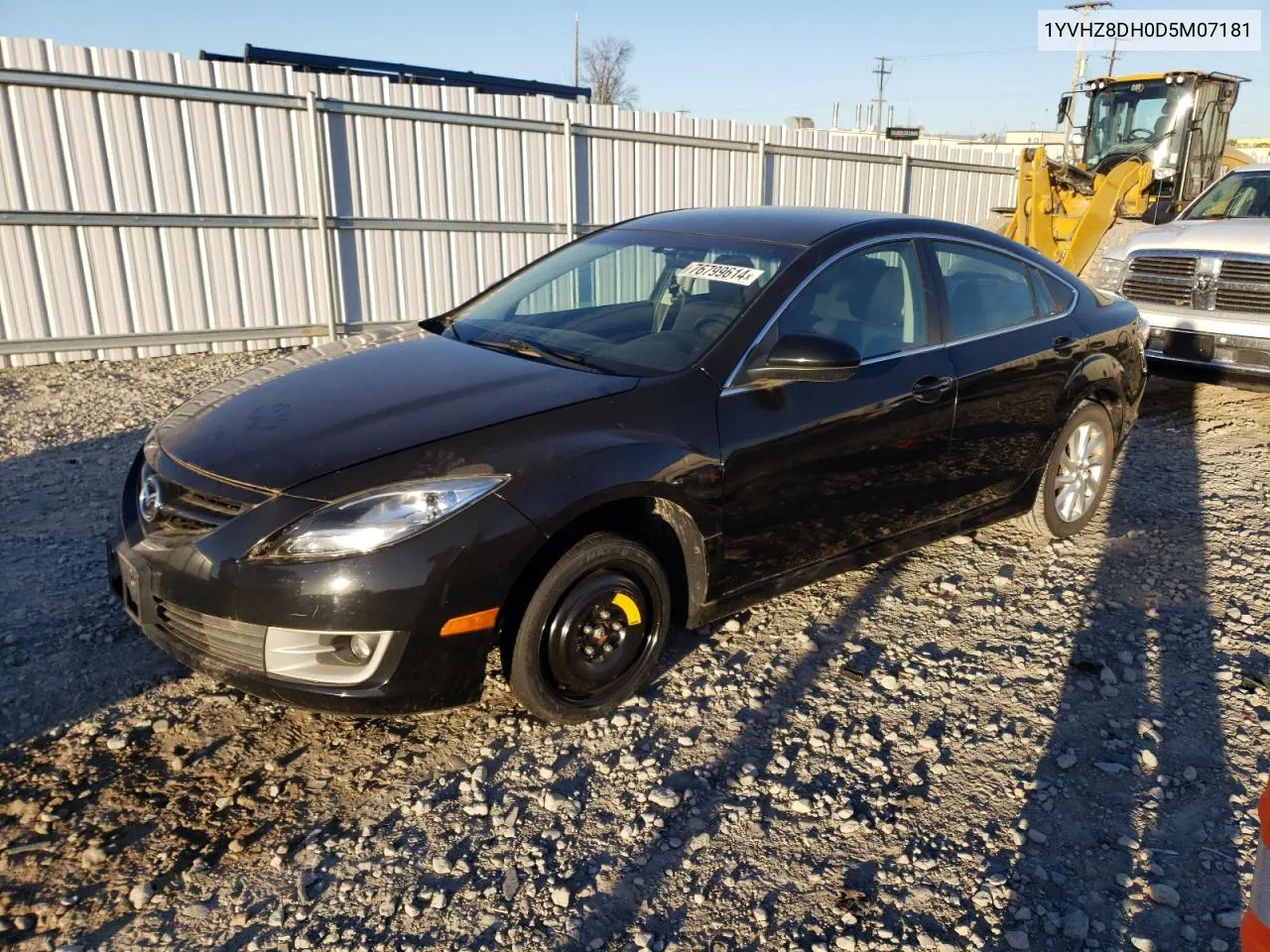 2013 Mazda 6 Touring VIN: 1YVHZ8DH0D5M07181 Lot: 76799614