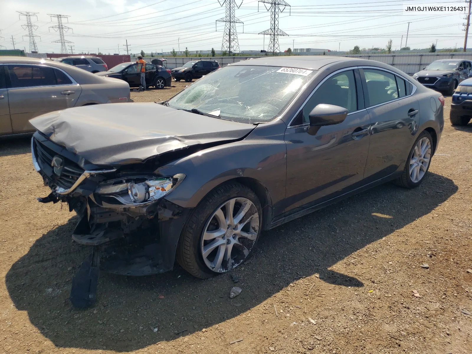 JM1GJ1W6XE1126431 2014 Mazda 6 Grand Touring