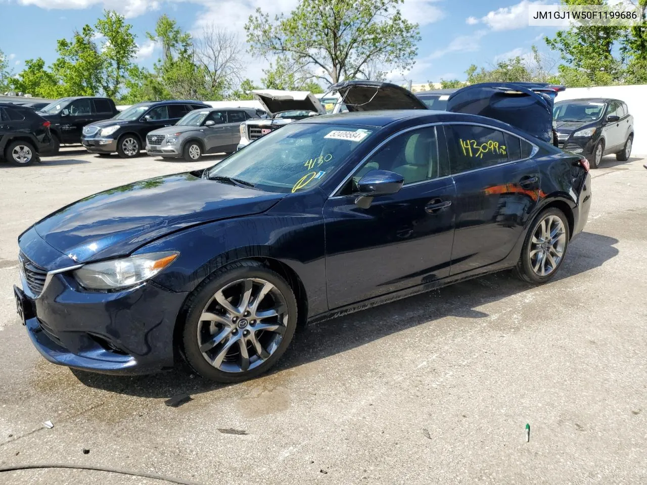 2015 Mazda 6 Grand Touring VIN: JM1GJ1W50F1199686 Lot: 52409584