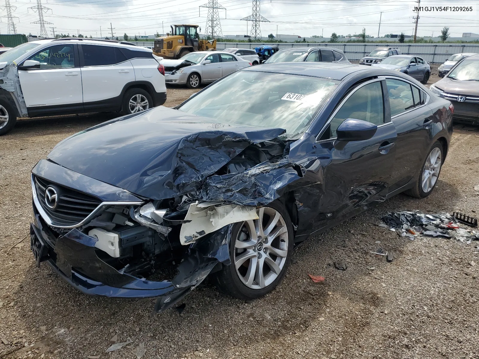 JM1GJ1V54F1209265 2015 Mazda 6 Touring