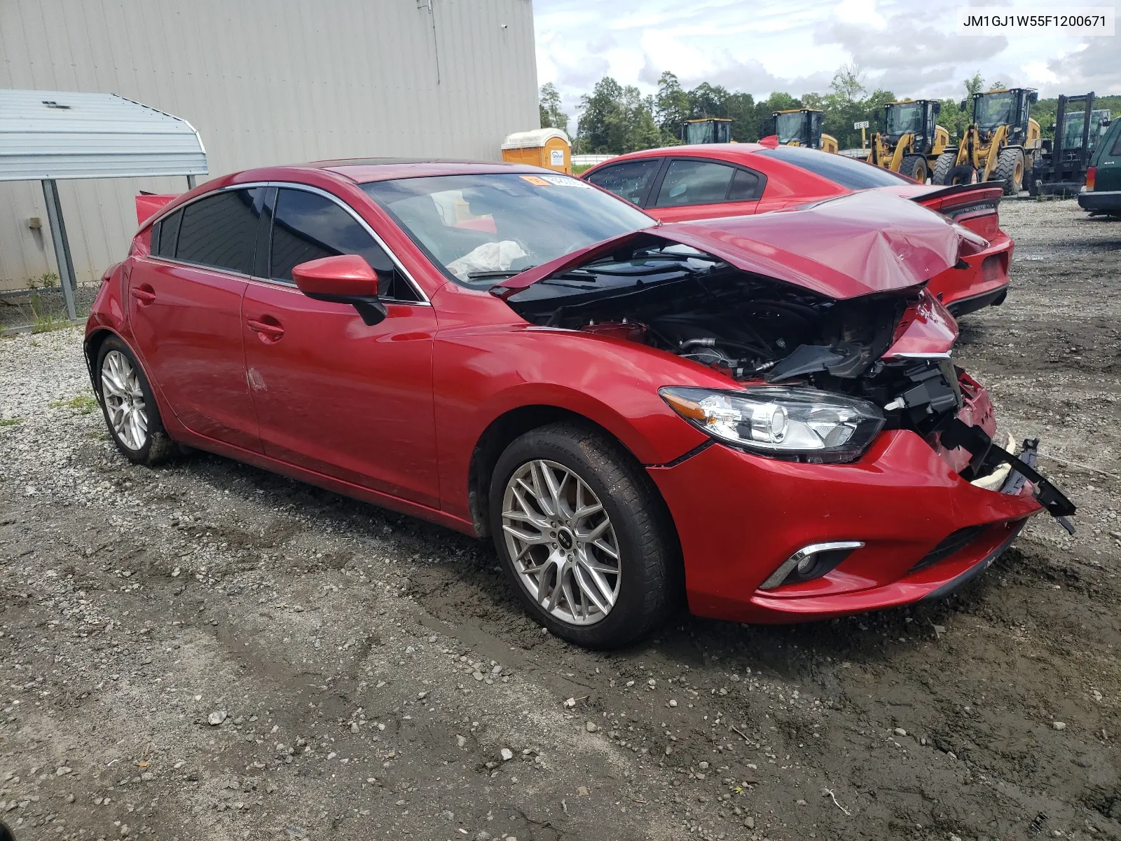 JM1GJ1W55F1200671 2015 Mazda 6 Grand Touring