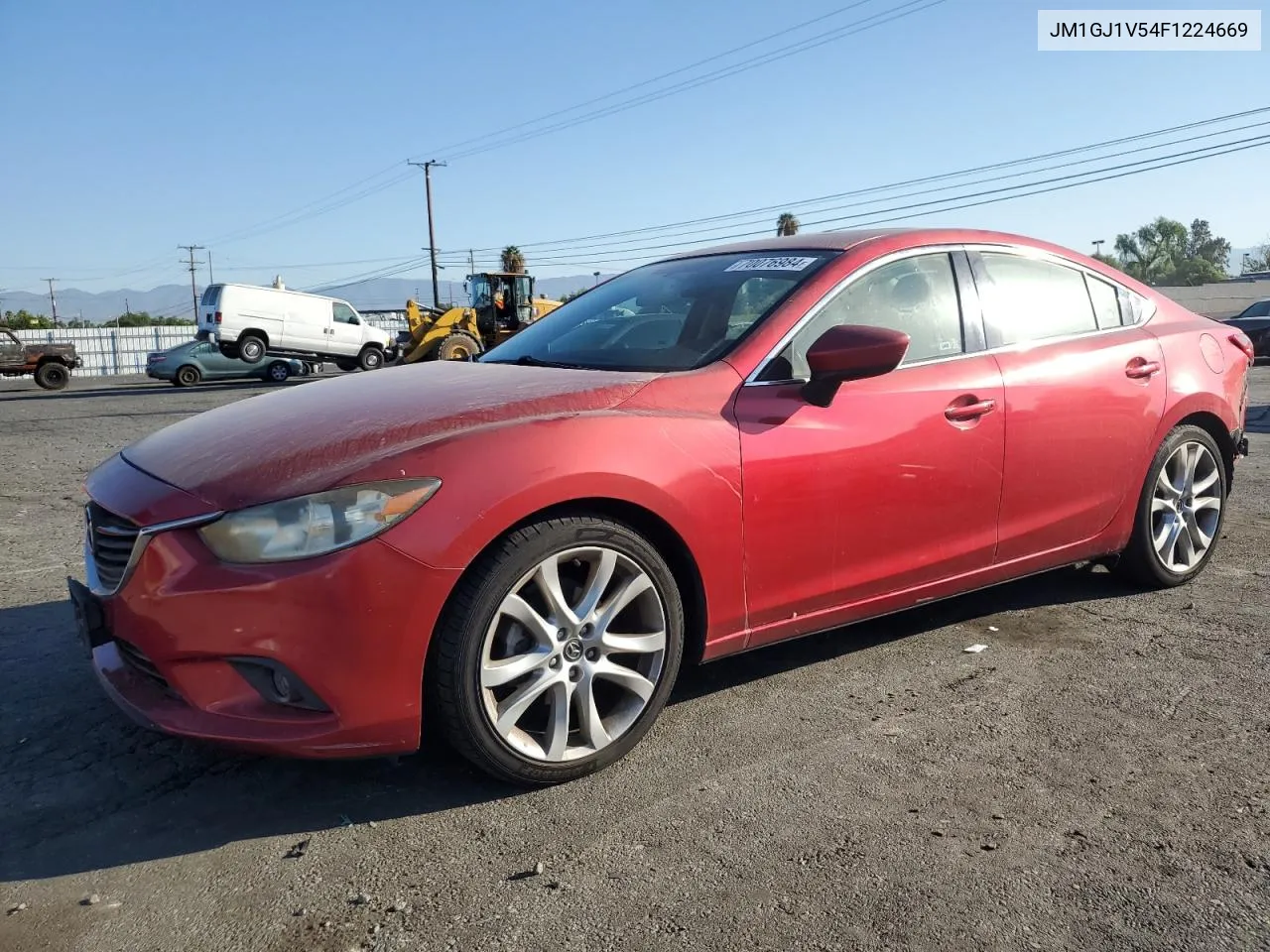 2015 Mazda 6 Touring VIN: JM1GJ1V54F1224669 Lot: 70076984