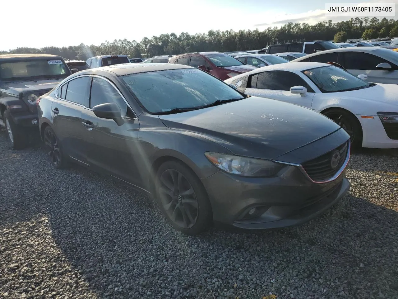 2015 Mazda 6 Grand Touring VIN: JM1GJ1W60F1173405 Lot: 73945414