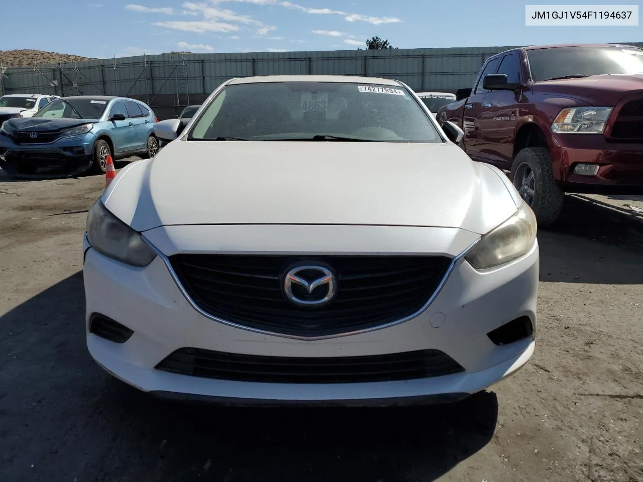 2015 Mazda 6 Touring VIN: JM1GJ1V54F1194637 Lot: 74277934