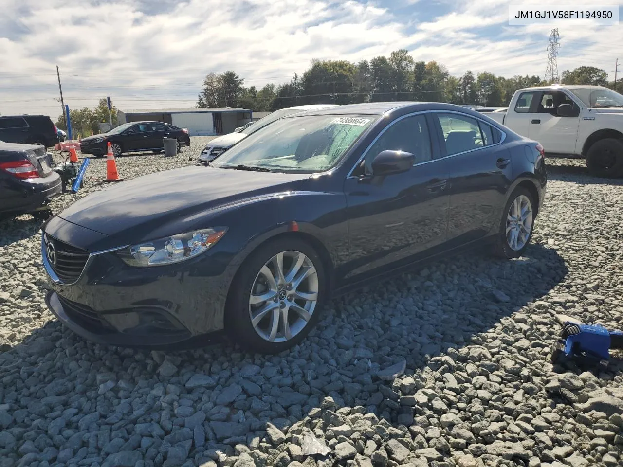 JM1GJ1V58F1194950 2015 Mazda 6 Touring