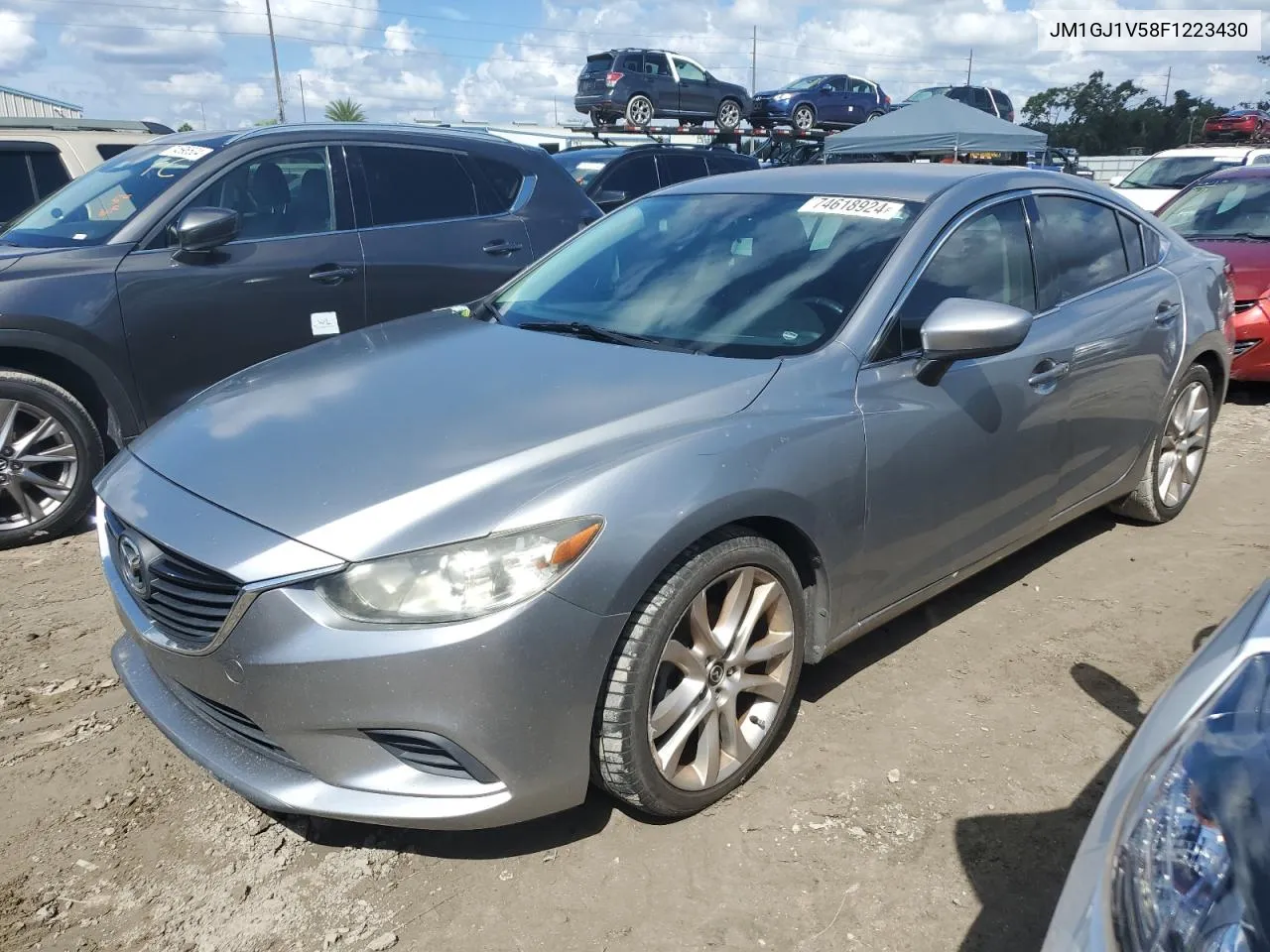 2015 Mazda 6 Touring VIN: JM1GJ1V58F1223430 Lot: 74618924