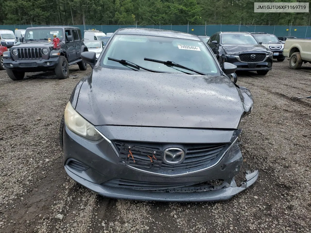 2015 Mazda 6 Sport VIN: JM1GJ1U6XF1169719 Lot: 74926464