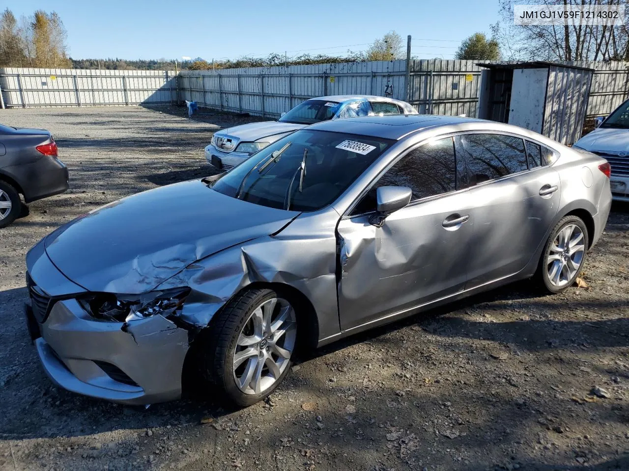 2015 Mazda 6 Touring VIN: JM1GJ1V59F1214302 Lot: 75038934