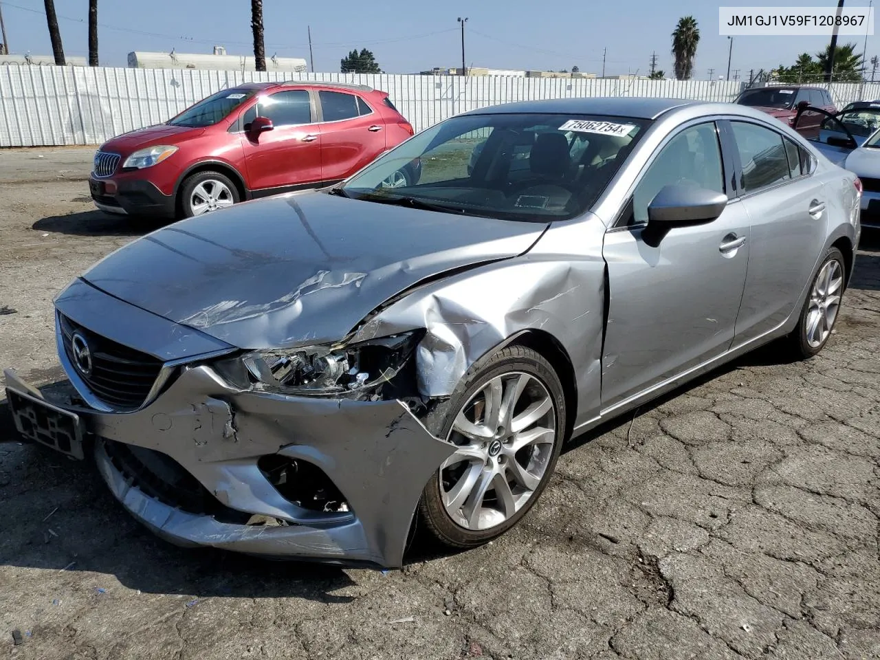 2015 Mazda 6 Touring VIN: JM1GJ1V59F1208967 Lot: 75062754