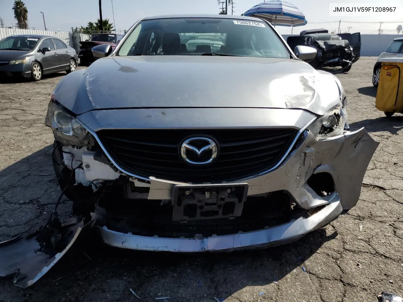 2015 Mazda 6 Touring VIN: JM1GJ1V59F1208967 Lot: 75062754