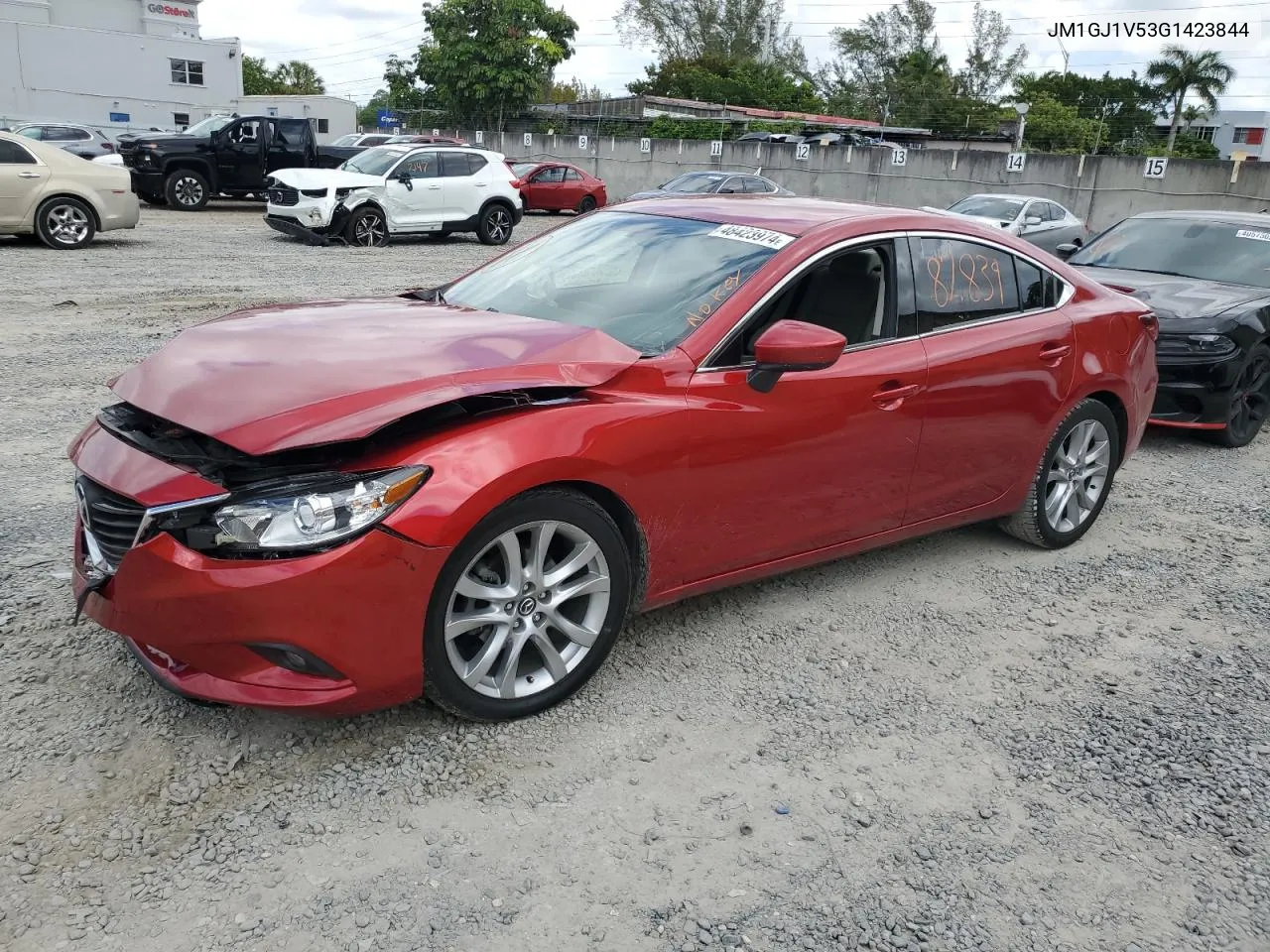 2016 Mazda 6 Touring VIN: JM1GJ1V53G1423844 Lot: 48423974