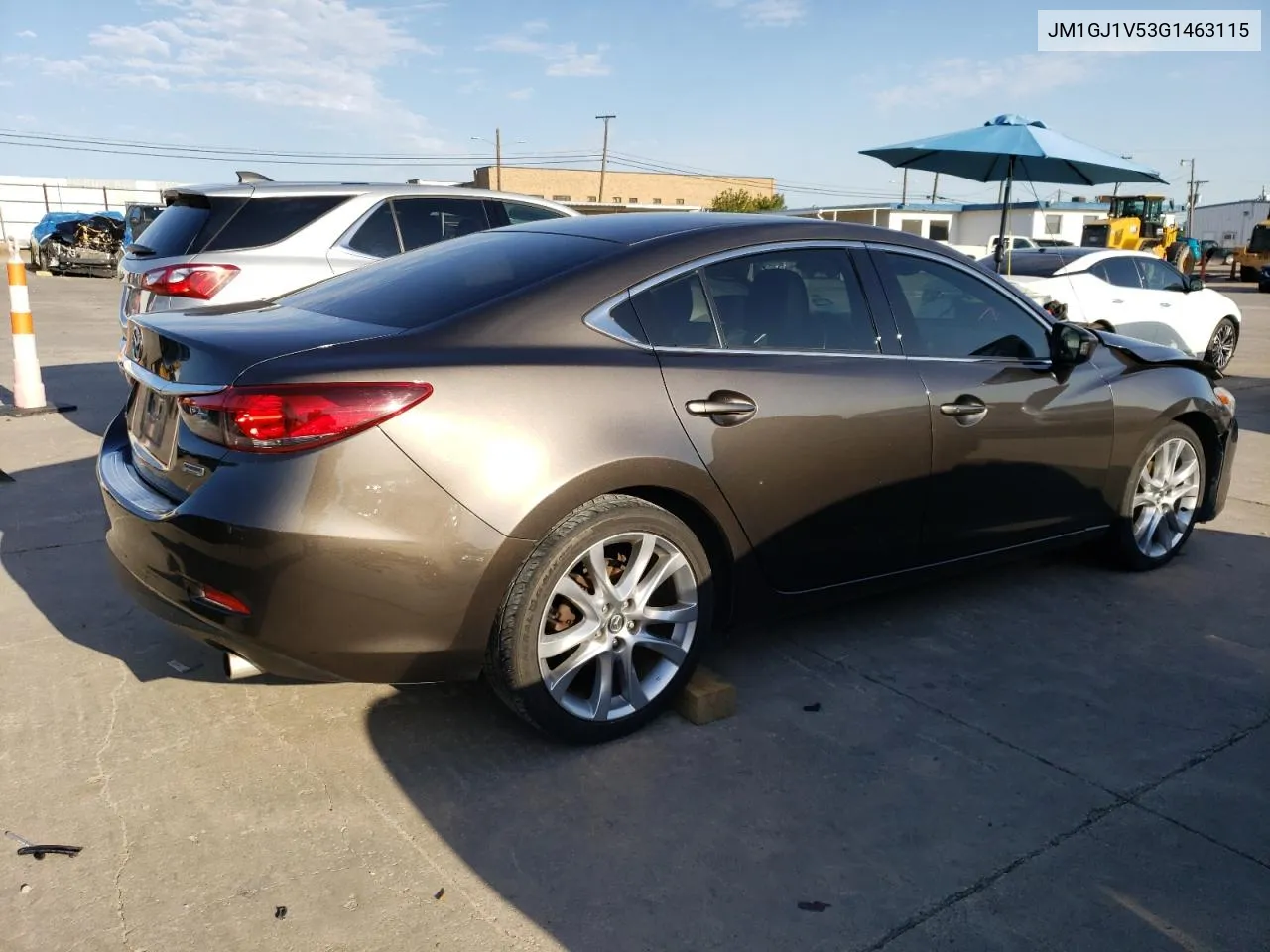 2016 Mazda 6 Touring VIN: JM1GJ1V53G1463115 Lot: 50585313