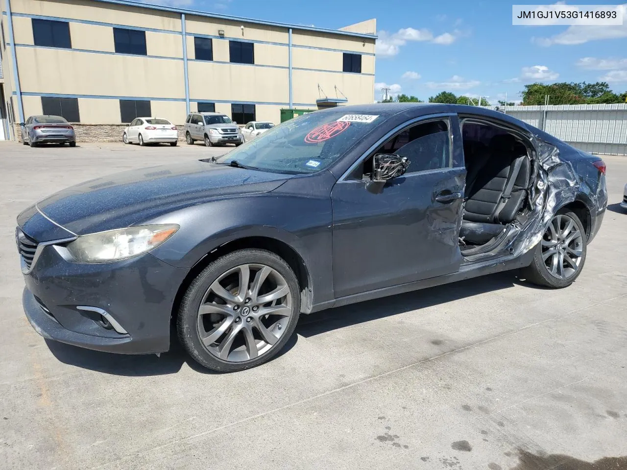 2016 Mazda 6 Touring VIN: JM1GJ1V53G1416893 Lot: 60658464