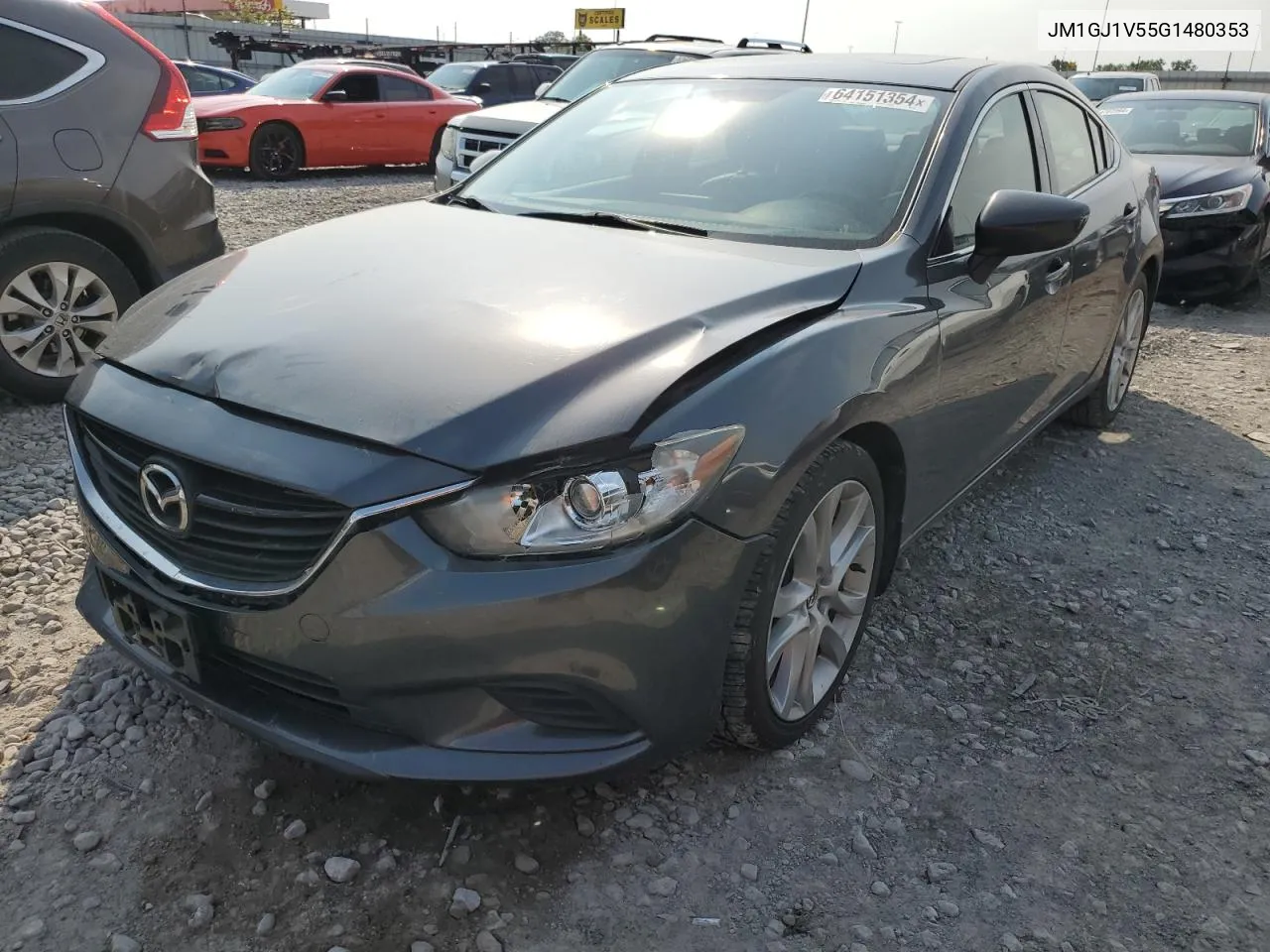 JM1GJ1V55G1480353 2016 Mazda 6 Touring