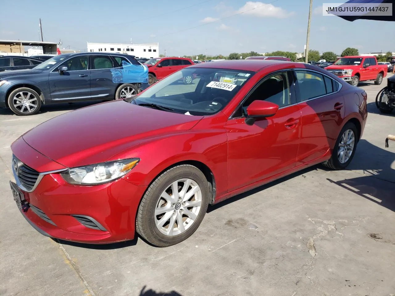 JM1GJ1U59G1447437 2016 Mazda 6 Sport