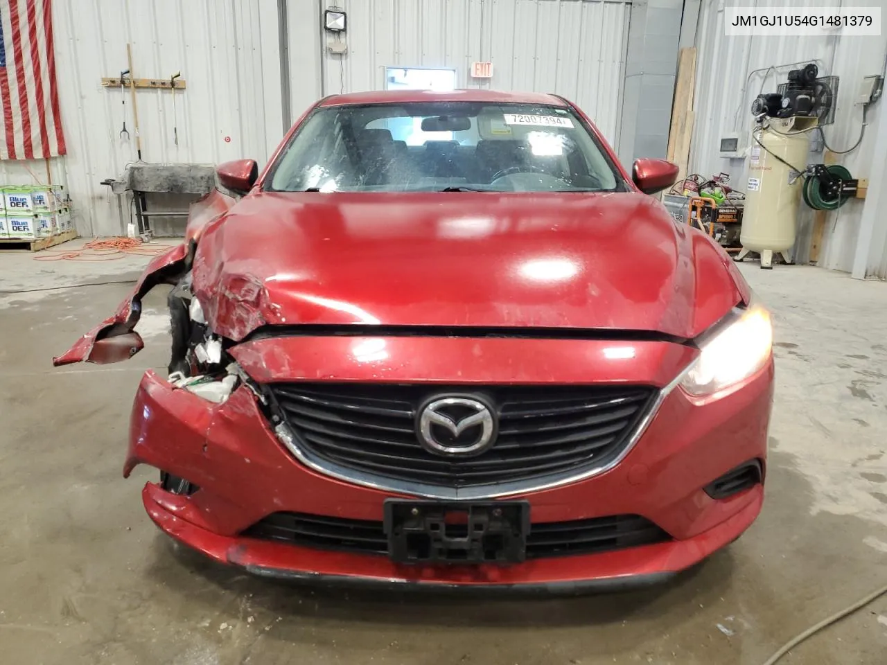 2016 Mazda 6 Sport VIN: JM1GJ1U54G1481379 Lot: 72007394