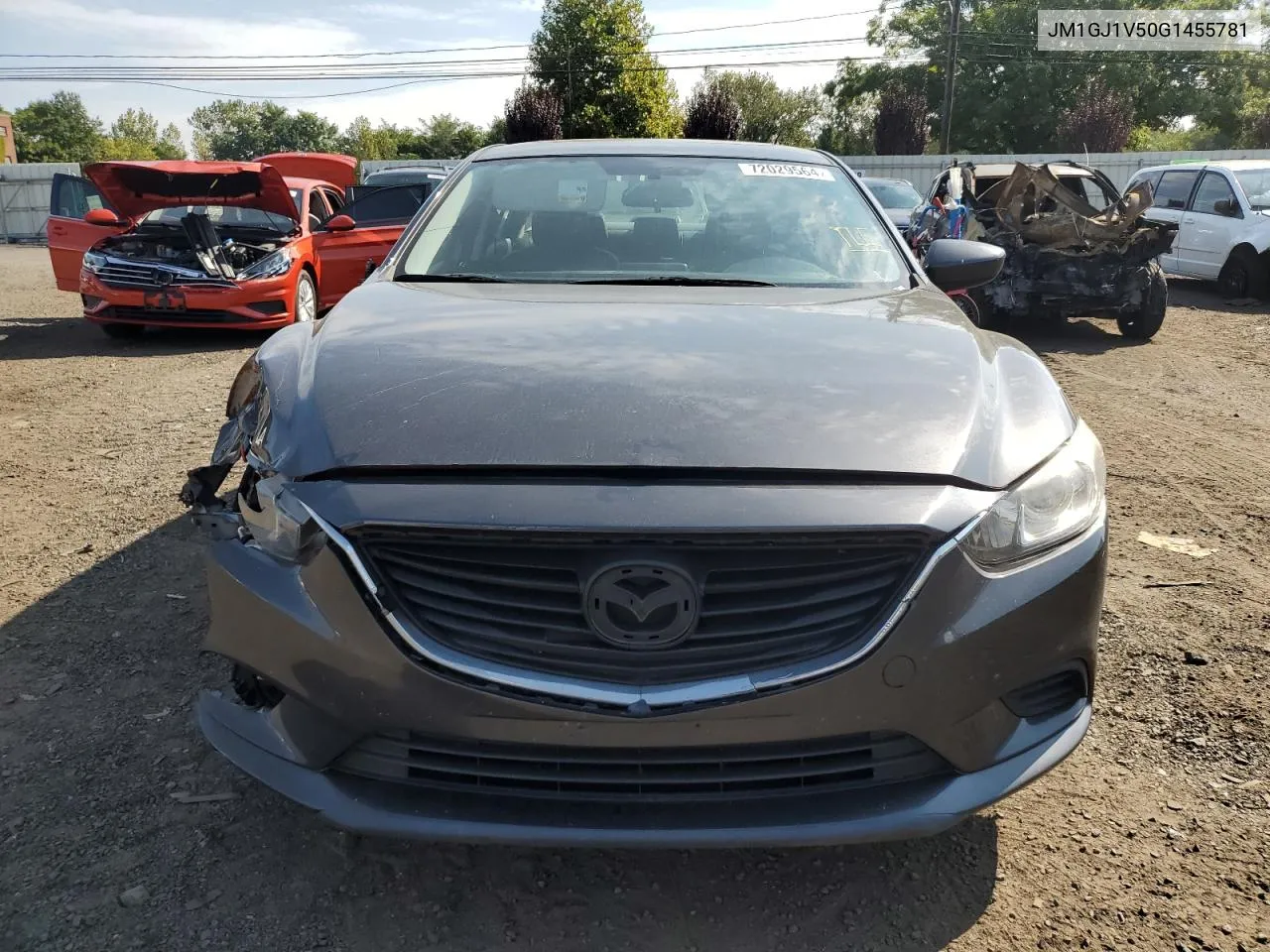 2016 Mazda 6 Touring VIN: JM1GJ1V50G1455781 Lot: 72029564