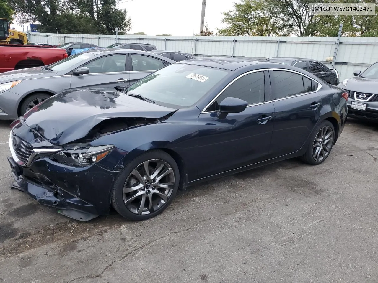 2016 Mazda 6 Grand Touring VIN: JM1GJ1W57G1403479 Lot: 72519914