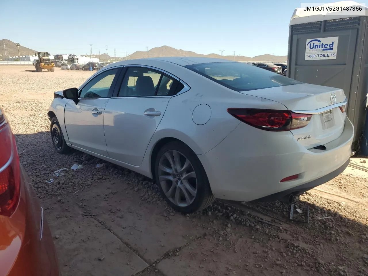 2016 Mazda 6 Touring VIN: JM1GJ1V52G1487356 Lot: 72955234