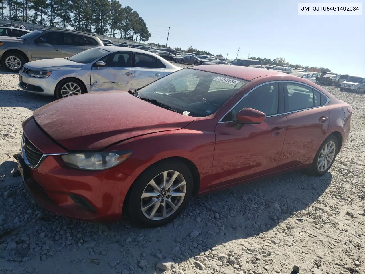 2016 Mazda 6 Sport VIN: JM1GJ1U54G1402034 Lot: 77531514