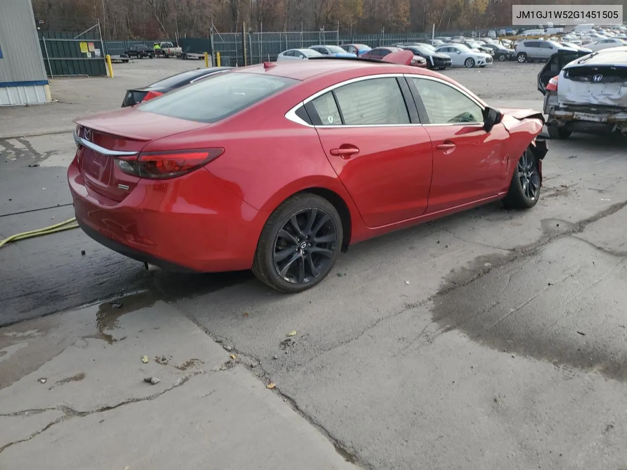 2016 Mazda 6 Grand Touring VIN: JM1GJ1W52G1451505 Lot: 77733944