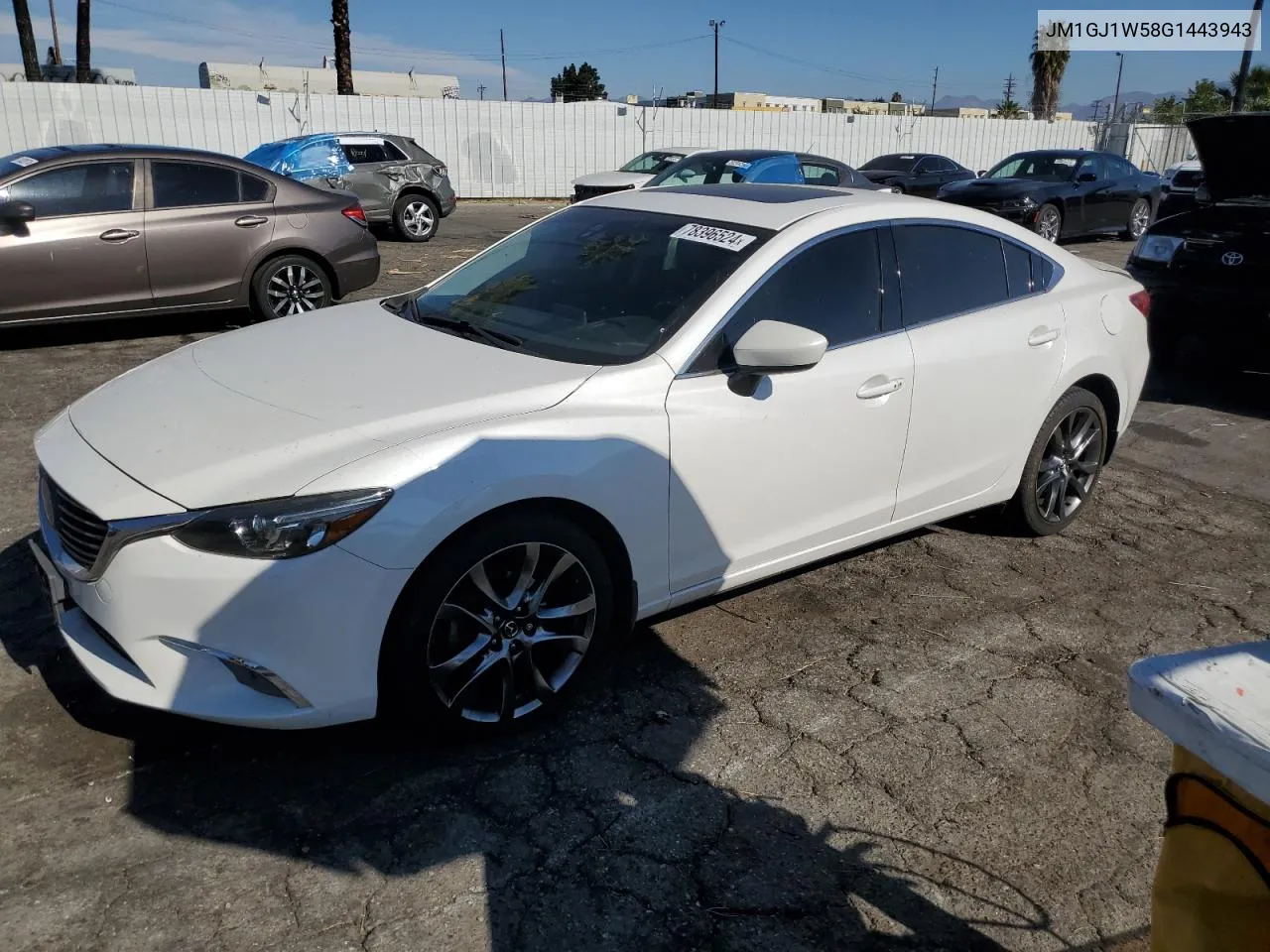 2016 Mazda 6 Grand Touring VIN: JM1GJ1W58G1443943 Lot: 78396524