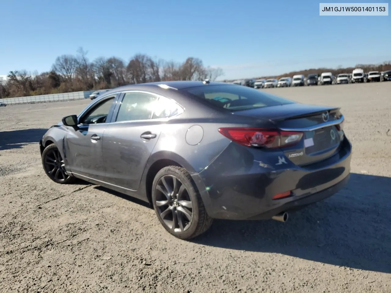 2016 Mazda 6 Grand Touring VIN: JM1GJ1W50G1401153 Lot: 78877134