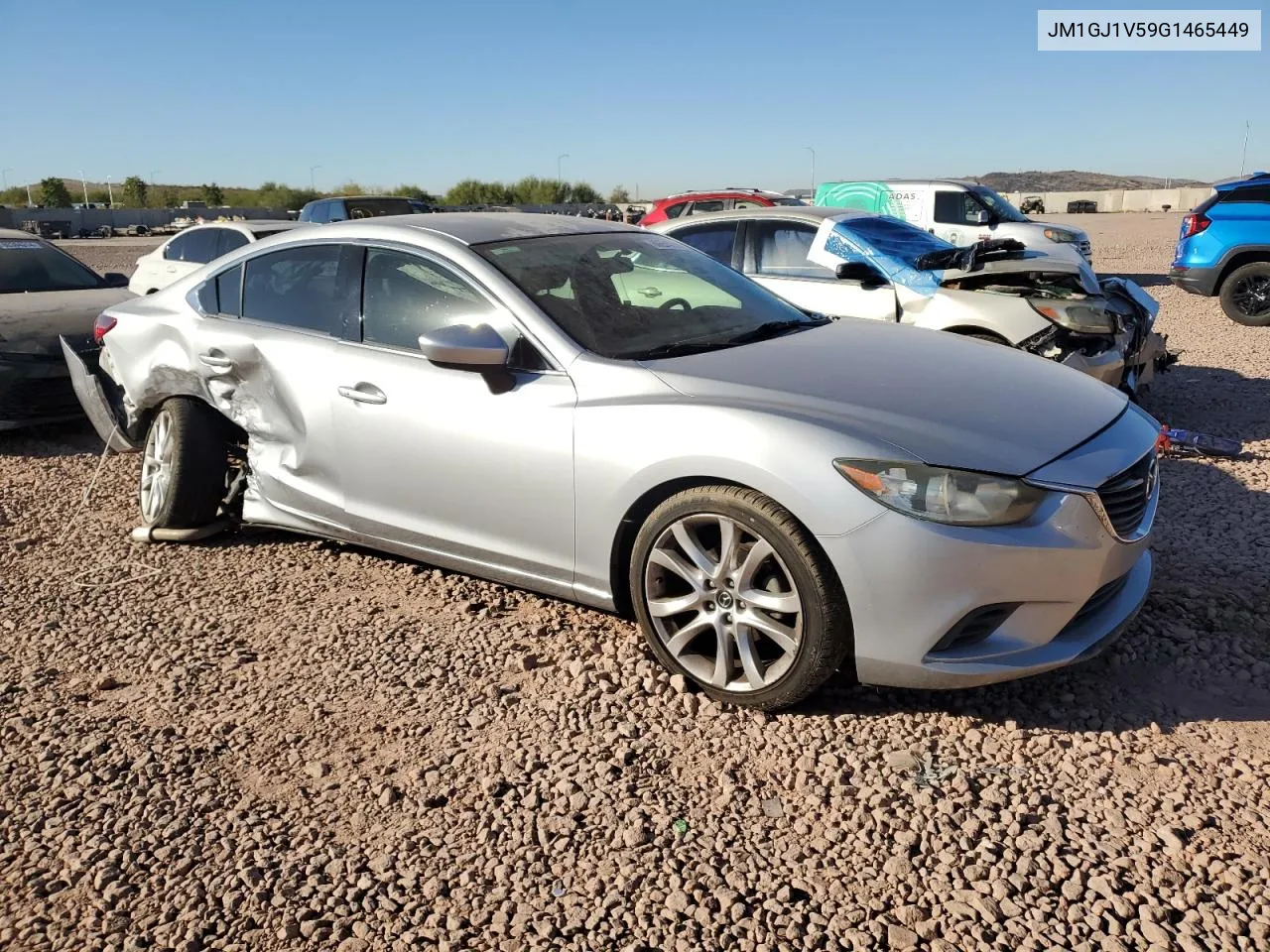 2016 Mazda 6 Touring VIN: JM1GJ1V59G1465449 Lot: 80654274