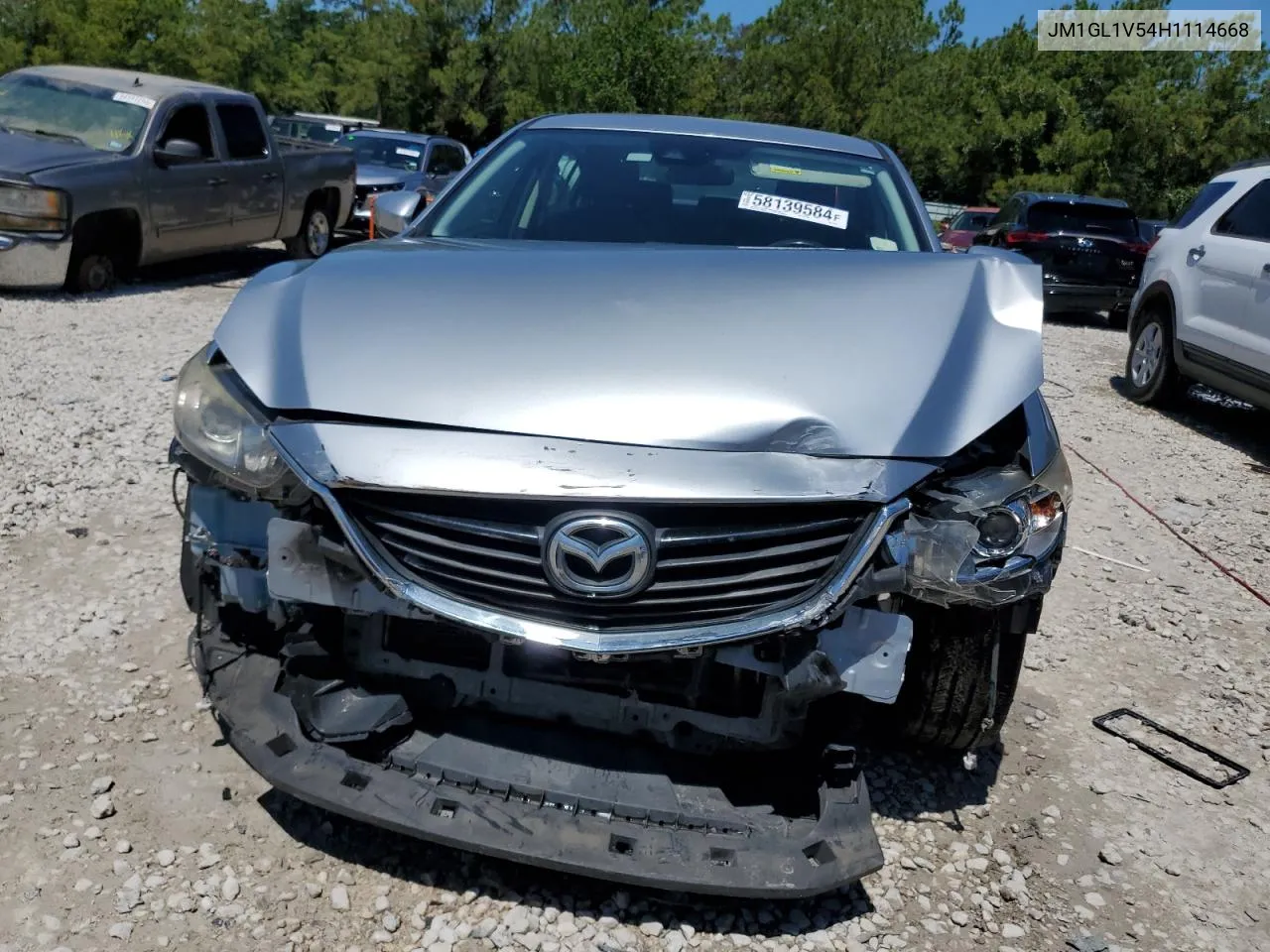 2017 Mazda 6 Touring VIN: JM1GL1V54H1114668 Lot: 58139584