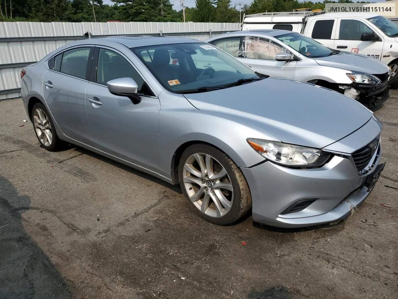 2017 Mazda 6 Touring VIN: JM1GL1V51H1151144 Lot: 67643954